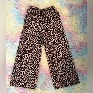 Leopard Print Kids Pants